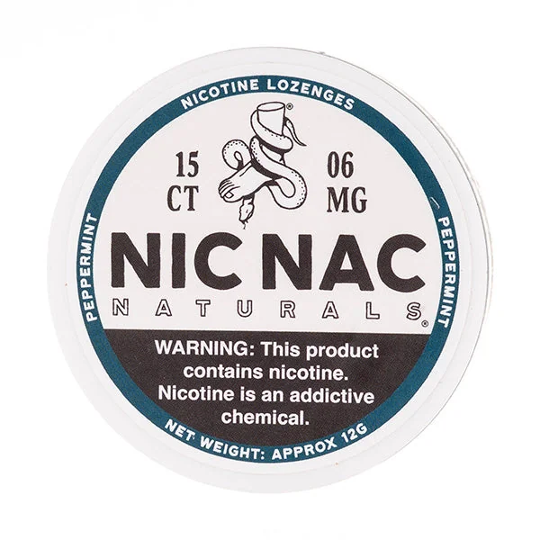 Peppermint Nicotine Lozenges by Nic Nac Naturals - Image 2