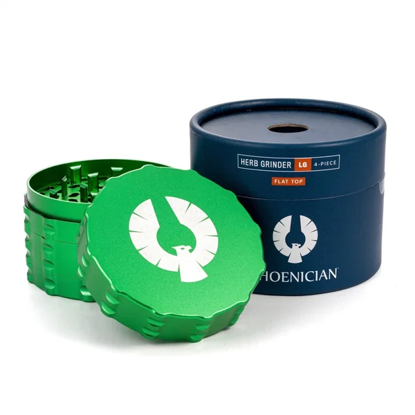 Phoenician Engineering 4 Piece Large Flat Top Grinder - Image 2