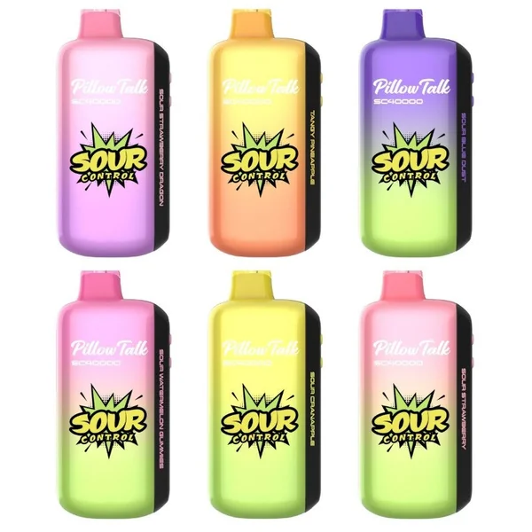 Pillow Talk Sour Control SC40000 Disposable Vape (5%,20ml)