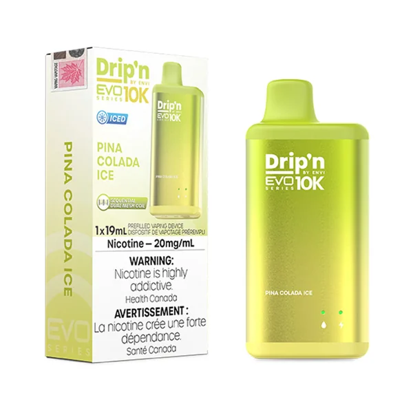 Pina Colada Ice Drip'n EVO 10K Disposable Vape | VapeLoft - Image 2