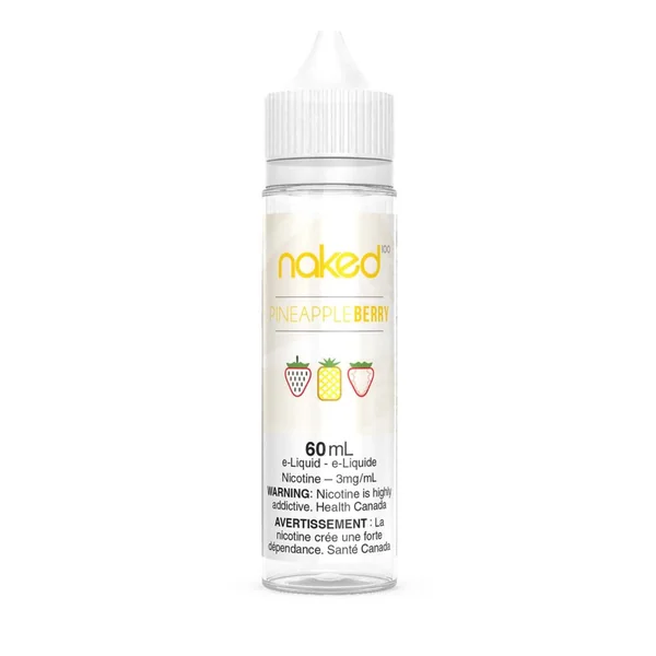 Pineapple Berry Naked 100 E-Liquid | 60ml Freebase - VapeLoft