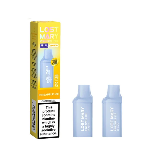 Pineapple Ice Lost Mary BM600 Pods (x2)