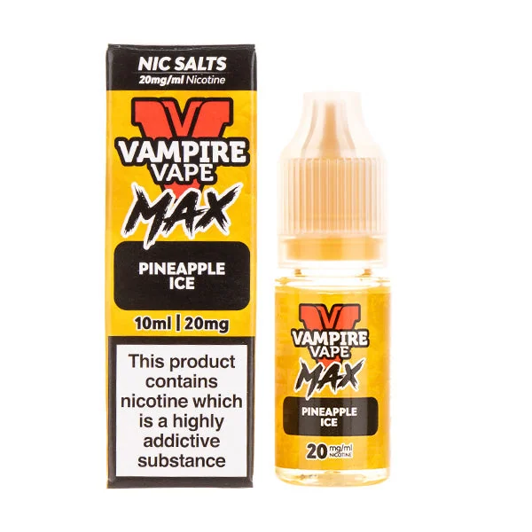 Pineapple Ice Nic Salt E-Liquid by Vampire Vape Max - Image 2