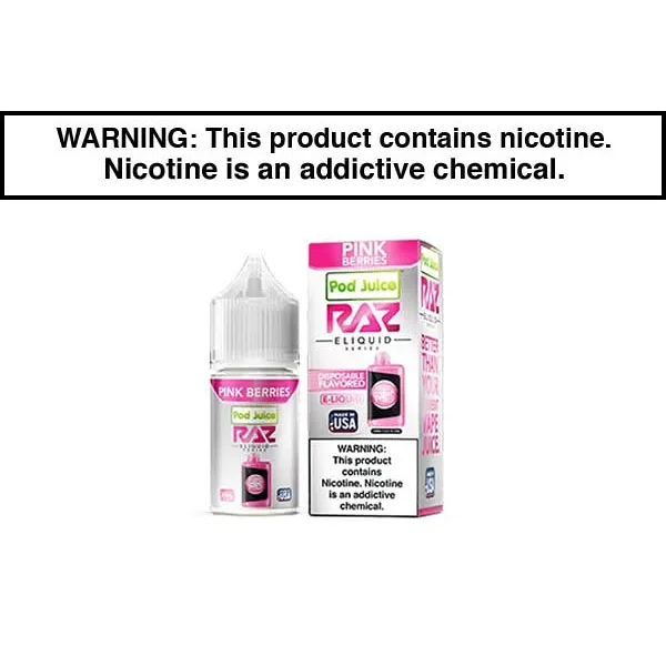 PINK BERRIES BY POD JUICE SALTS X RAZ 30ML