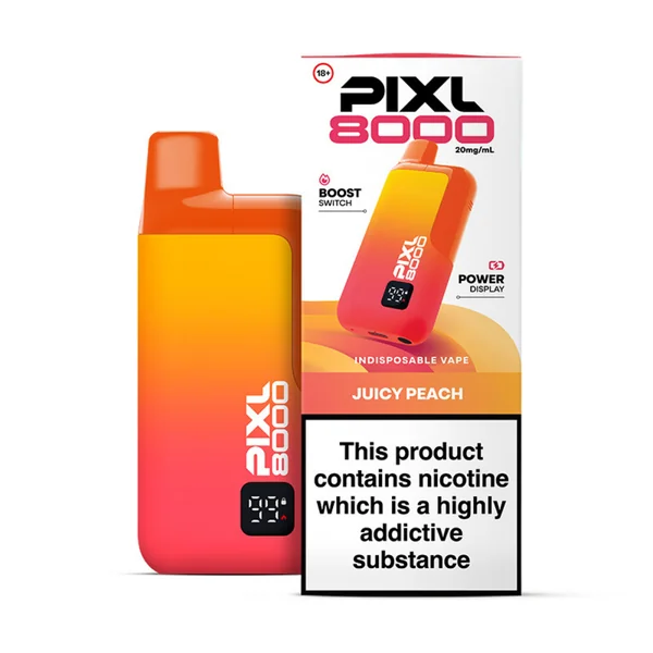 Pixl 8000 Prefilled Pod Kit Juicy Peach