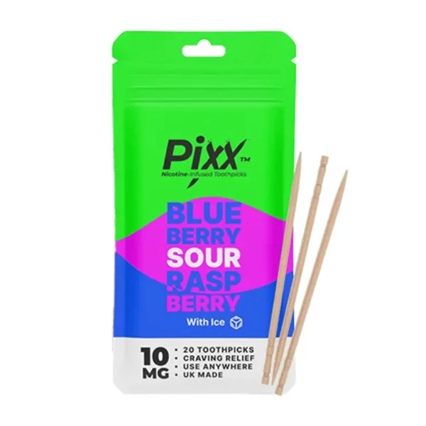 PIXX Nicotine Toothpicks Blueberry Sour Raspberry