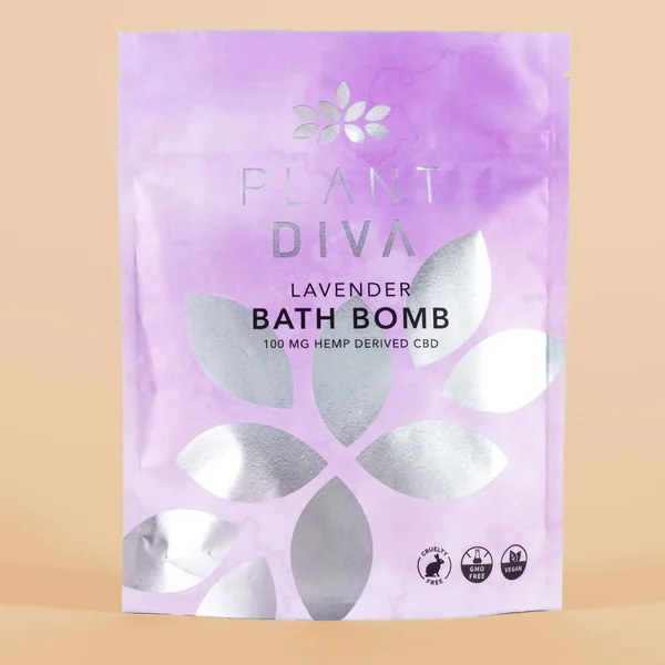 Plant Diva Lavender CBD Bath Bomb - Image 4
