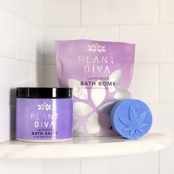 Plant Diva Lavender CBD Bath Bomb - Image 6
