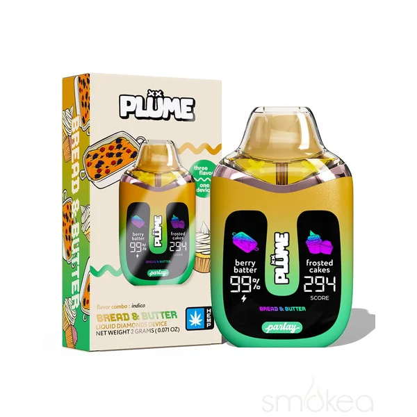 Plume Parlay 2g Liquid Live Diamonds Blend Vape - Bread & Butter