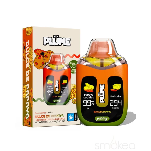 Plume Parlay 2g Liquid Live Diamonds Blend Vape - Dulce de Papaya