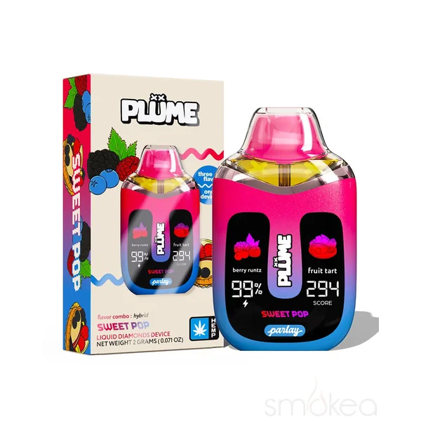 Plume Parlay 2g Liquid Live Diamonds Blend Vape - Sweet Pop