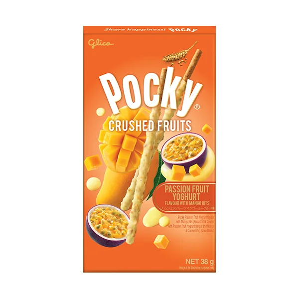 Pocky Crushed Fruits Passion Fruit Yoghurt 25g