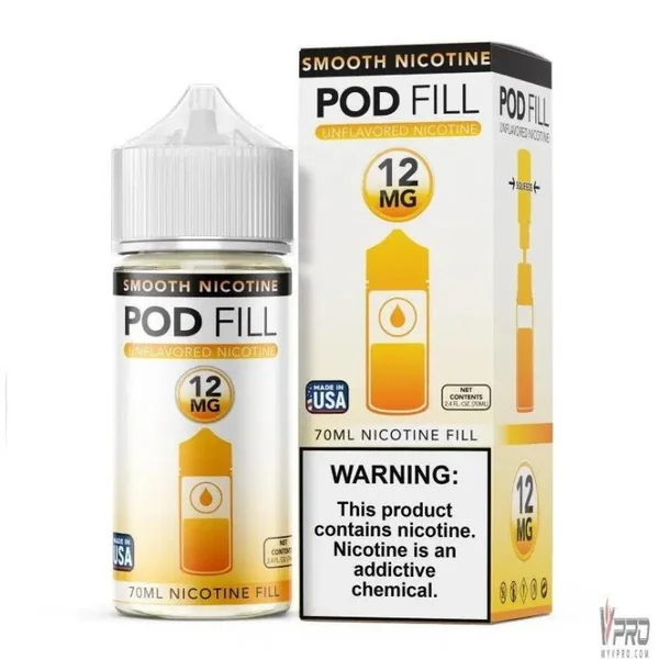 Pod Fill Unflavored Nicotine Base 70mL - Image 2