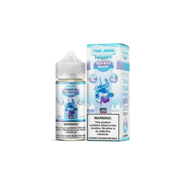 Pod Juice Blue Razz Slushy Freeze