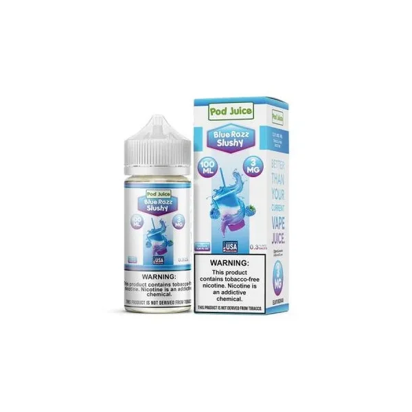 Pod Juice Blue Razz Slushy