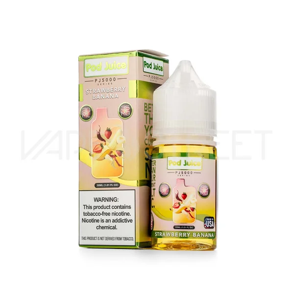 Pod Juice Salt PJ5000 Strawberry Banana (30ml)