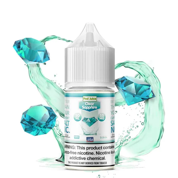 Pod Juice TFN Salt Nic - Clear Sapphire | 30ml