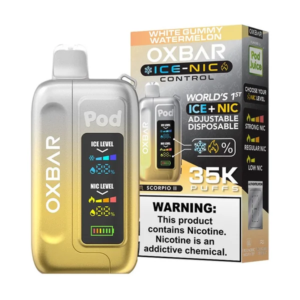 Pod Juice X OXBAR Ice-Nic Control 35K Disposable Vape 5% - Image 12