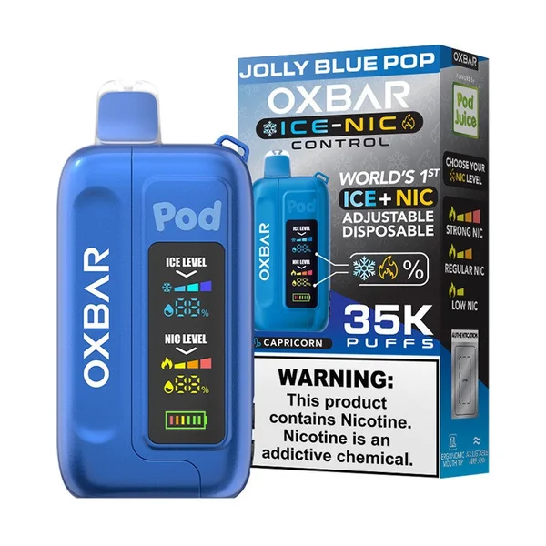 Pod Juice X OXBAR Ice-Nic Control 35K Disposable Vape 5% - Image 4