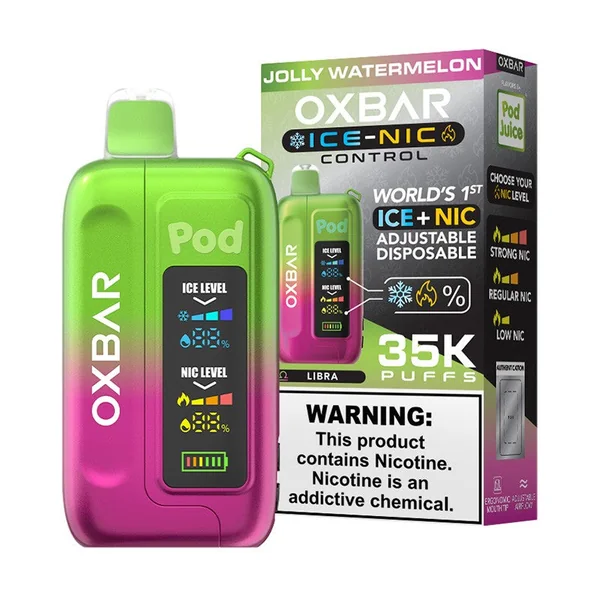 Pod Juice X OXBAR Ice-Nic Control 35K Disposable Vape 5% - Image 5