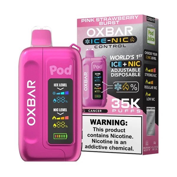 Pod Juice X OXBAR Ice-Nic Control 35K Disposable Vape 5% - Image 6