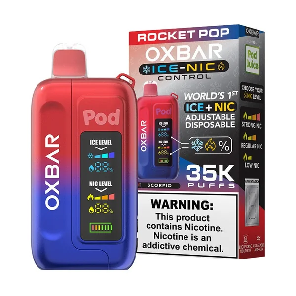 Pod Juice X OXBAR Ice-Nic Control 35K Disposable Vape 5% - Image 7