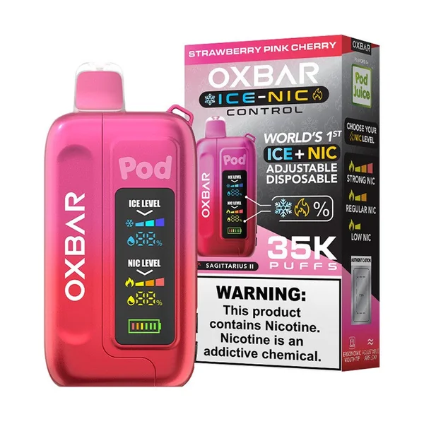 Pod Juice X OXBAR Ice-Nic Control 35K Disposable Vape 5% - Image 9