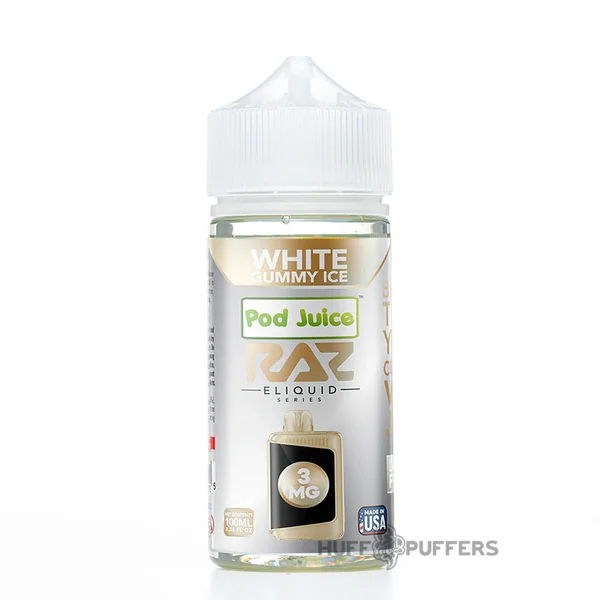 Pod Juice X Raz - White Gummy Ice 100mL