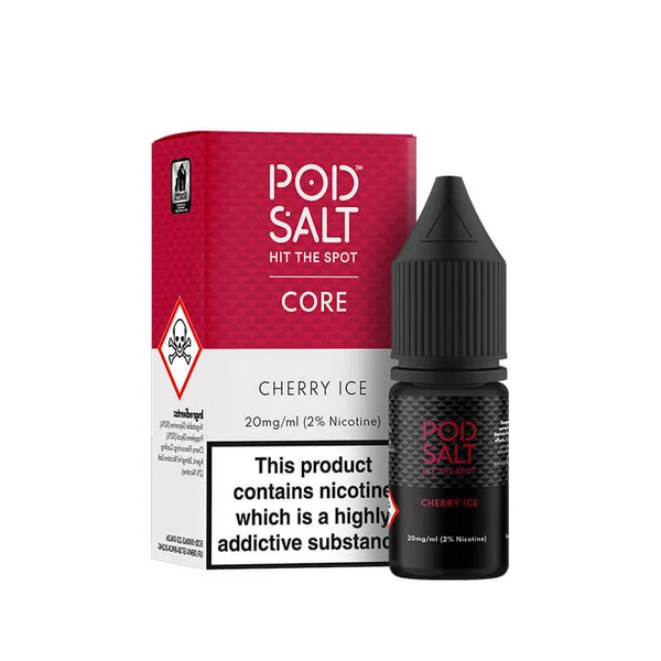 Pod Salt Core Cherry Ice 10ml Nic Salt E-Liquid - Image 2