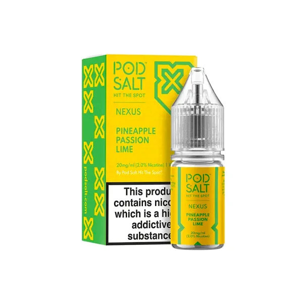 Pod Salt Nexus Pineapple Passion Lime Nic Salt