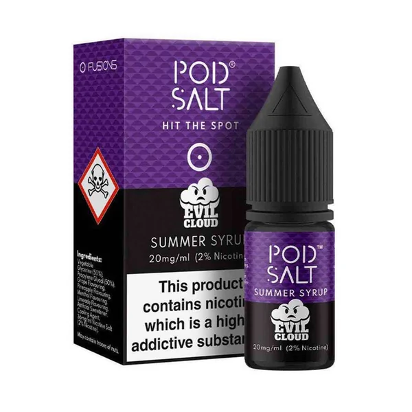 Pod Salt Summer Syrup Nicotine Salt E-Liquid Fusion