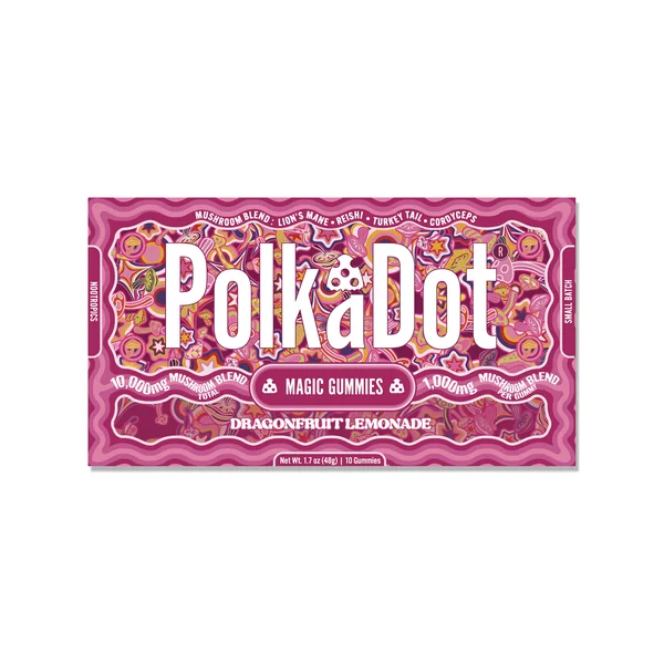 Polkadot Mushroom Magic Gummies 10000mg (10/pack)