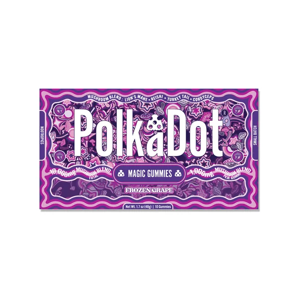 Polkadot Mushroom Magic Gummies 10000mg (10/pack) - Image 2