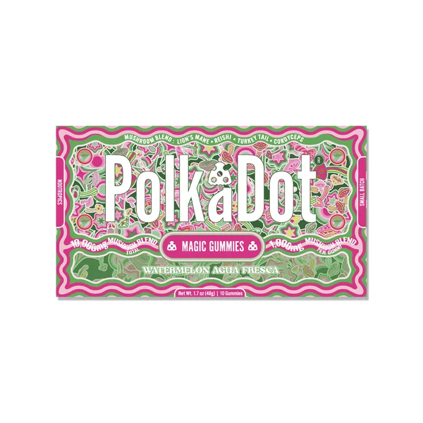 Polkadot Mushroom Magic Gummies 10000mg (10/pack) - Image 11