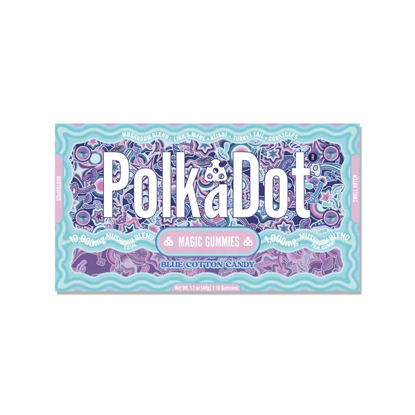 Polkadot Mushroom Magic Gummies 10000mg (10/pack) - Image 12