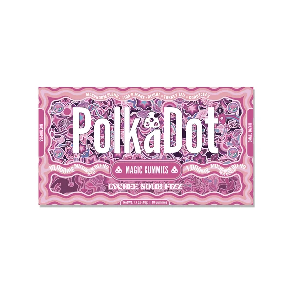 Polkadot Mushroom Magic Gummies 10000mg (10/pack) - Image 5