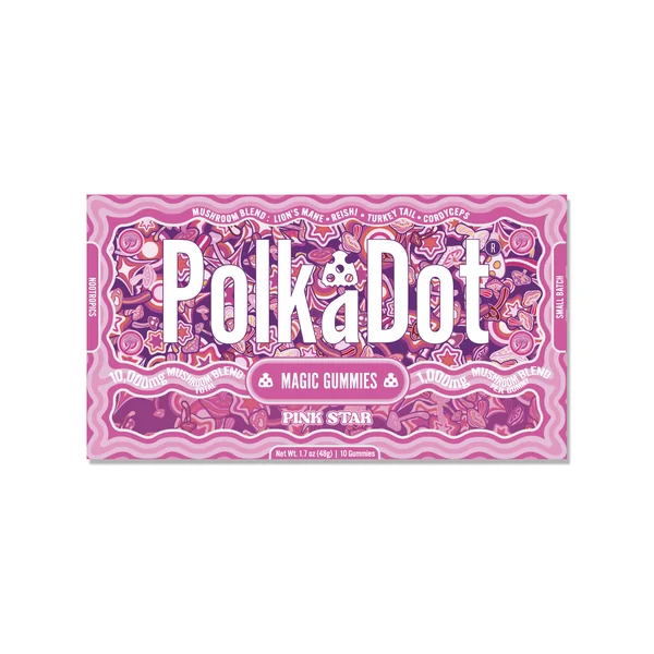 Polkadot Mushroom Magic Gummies 10000mg (10/pack) - Image 9