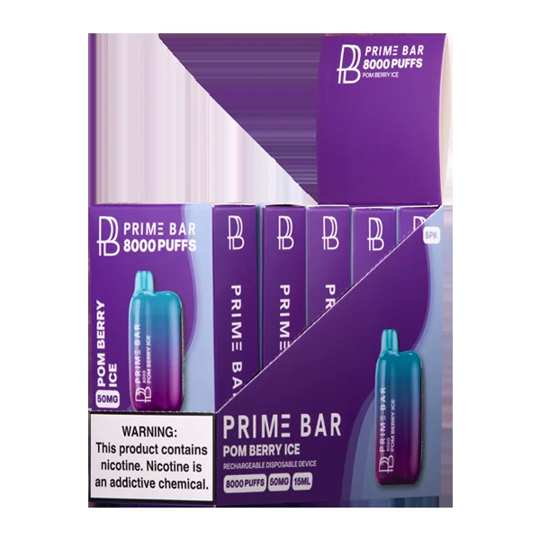 Pom Berry Ice Prime Bar 8000 - Image 2