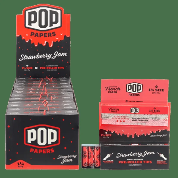 Pop Papers 1 1/4 Size (24ct)-Banana Cream