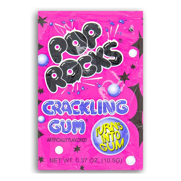 Pop Rocks Crackling Gum 10.5g