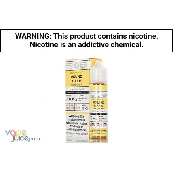 POUND CAKE BY GLAS BASIX SERIES 60ML
