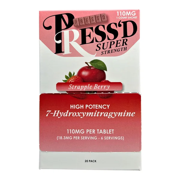 Pressd Super Strength 110mg 7 Hydroxy Tablet - Image 9