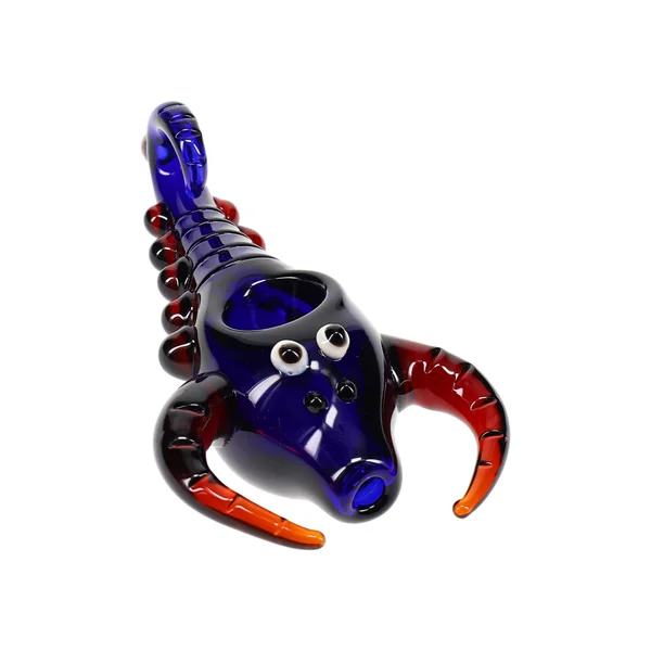 Primate Glass Colored Scorpion Hand Pipe “Stinger” – Assorted Colors