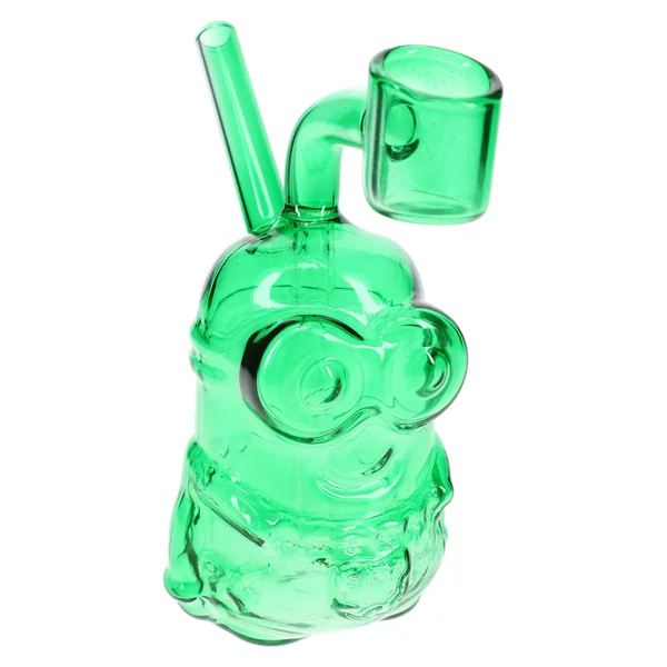 Primate Glass Little Worker Dab Rig “Tiny Toiler” – 5″ – Assorted Colors