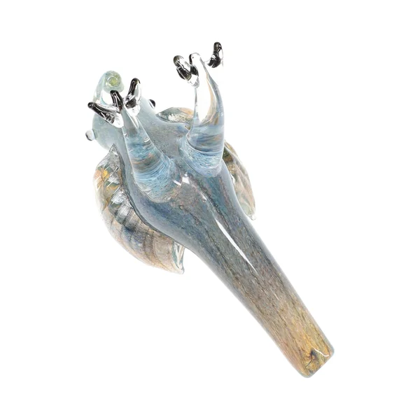 Primate Glass Silver Fumed Color-Changing Glass Bird Hand Pipe “Songbird” – Assorted - Image 3