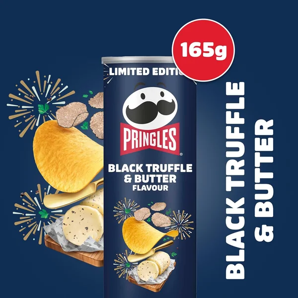Pringles Black Truffle & Butter 165g