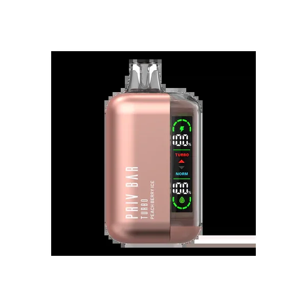 Priv Bar Turbo Disposable Vape 15000 Puffs (5 Pack) - Image 8
