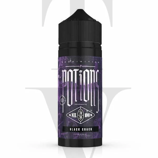 PROHIBITION POTIONS BLACK CRACK 100ML SHORTFILL E-LIQUID