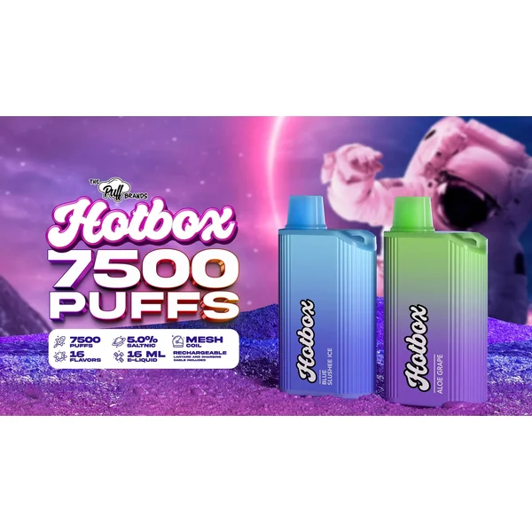 Puff Hotbox 7500 Puffs Disposable Vape Device - Image 4