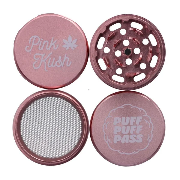 Puff Puff Pass Pink Kush 55mm 3-Stage Grinder - Image 3